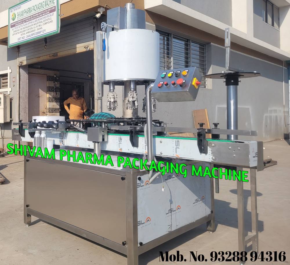 The advanced HMI control panel for the rotary capper